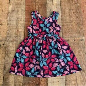 Peanut And Ollie Pink And Blue Tank Dress - 24M